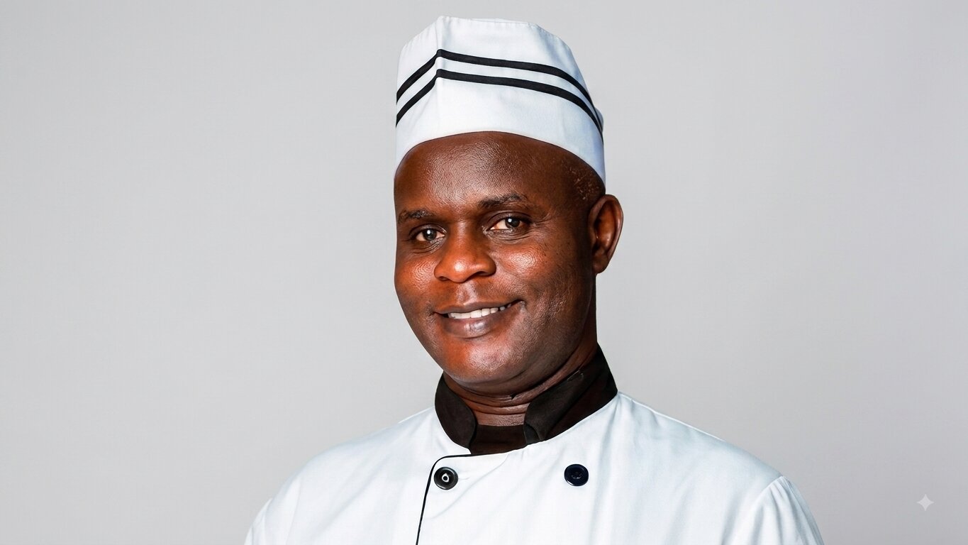 Chef Peter the Teacher, professional consultant chef in Uganda
